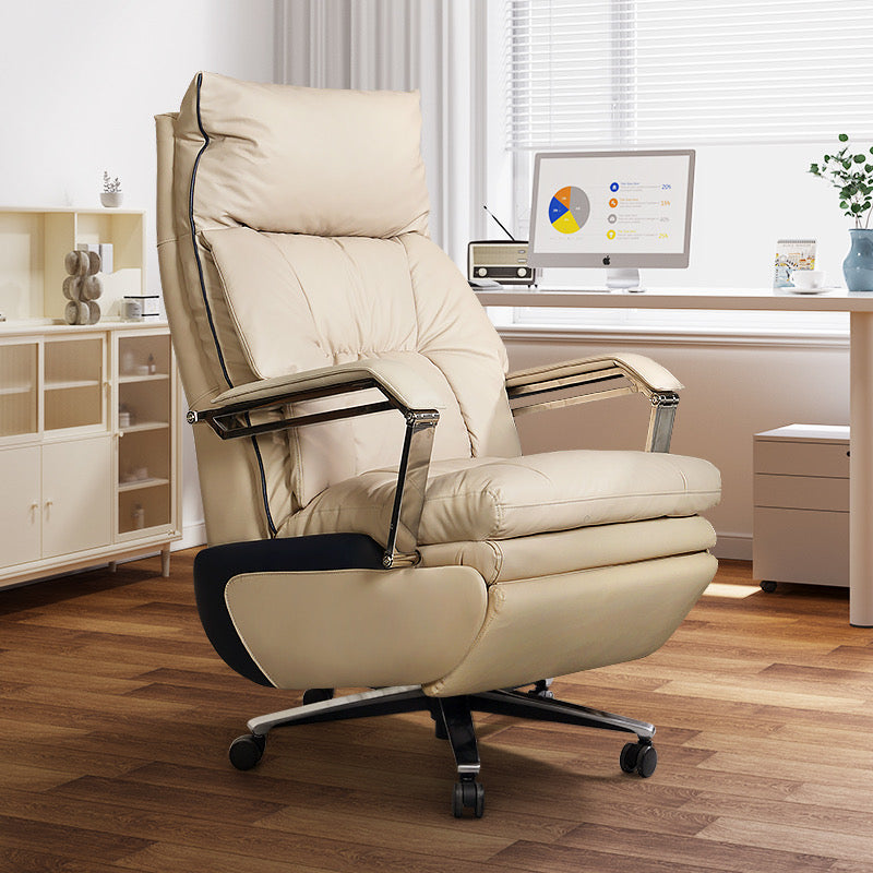 كرسي مكتب كهربائي قابل للتعديل بزاوية الظهر والقدمين